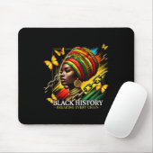 Breaking Every Chain Black Geschiedenis Maand Vrou Muismat (Met muis)