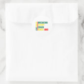 Breaking Every Chain Since 1865 Black History June Ronde Sticker (Tas)