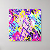 Breaking Free: Abstracte kunst Canvas Afdruk (Voorkant)