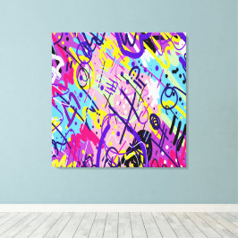 Breaking Free: Abstracte kunst Canvas Afdruk
