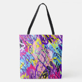 Breaking Free: Abstracte kunst Tote Bag (Voorkant)