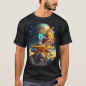 Breaking Free: Rocket Launch Gravity T-Shirt (Voorkant)