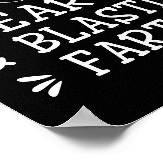 Breaking Hearts And Blasting Farts Kids Funny  Poster (Hoek)