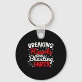 Breaking Hearts And Blasting Farts Valentine Funny Sleutelhanger (Voorkant)