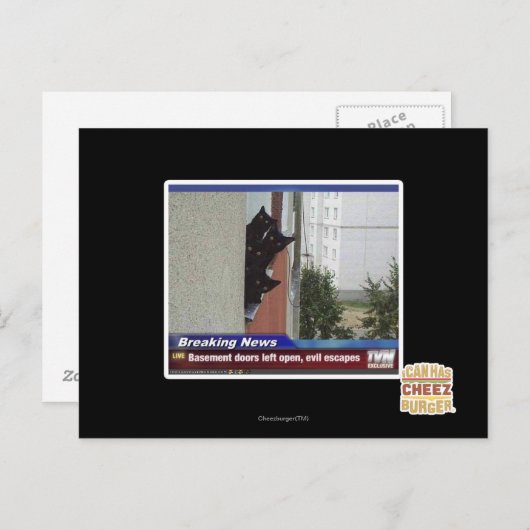 Breaking News 2 Briefkaart (Voorkant / Achterkant)