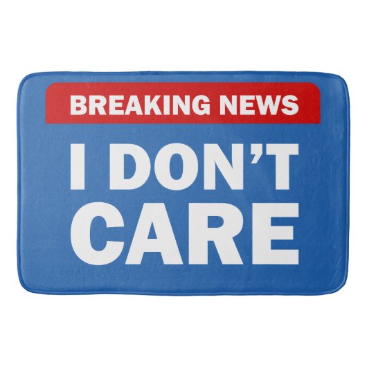 Breaking News Badmat (Voorkant)