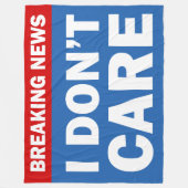 Breaking News Fleece Deken (Voorkant)