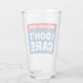 Breaking News Glas (Achterkant)