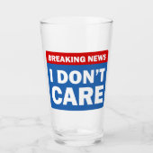 Breaking News Glas (Voorkant)