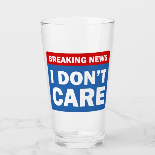 Breaking News Glas (Voorkant)