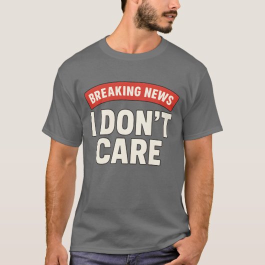 BREAKING NEWS: HET KAN ME NIET SCHELEN T-SHIRT (Voorkant)