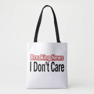 Breaking News: het Kan Me Niks Schelen Tote Bag