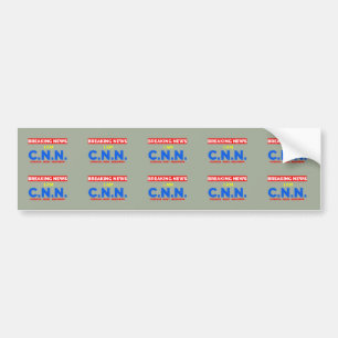 Breaking News: Ik ben nieuwsgierig Nosy Buurman (C Bumpersticker