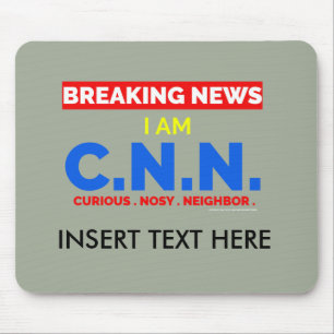 Breaking News: Ik ben nieuwsgierig Nosy Buurman (C Muismat
