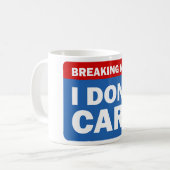 Breaking News Koffiemok (Voorkant links)