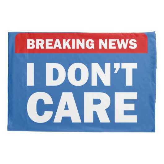 Breaking News Kussensloop (Achterkant)