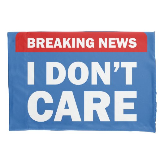 Breaking News Kussensloop (Voorkant)