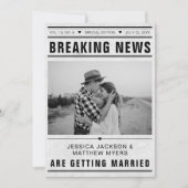 Breaking News Newspaper Template Photo Grunge (Voorkant)