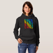 Breaking News Nobody Cares Hoodie (Voorkant volledig)