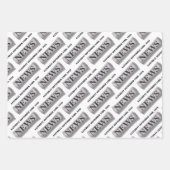 Breaking News Speciaal Dagblad Inpakpapier Vel (Voorkant 3)