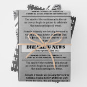 Breaking News Speciaal Dagblad Inpakpapier Vel (In situ)