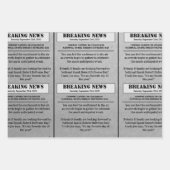 Breaking News Speciaal Dagblad Inpakpapier Vel (Voorkant)