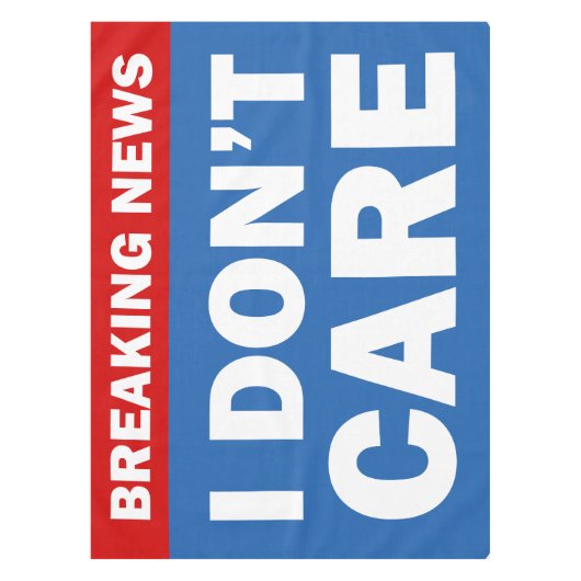 Breaking News Tafelkleed (Voorkant)