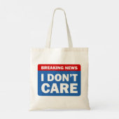 Breaking News Tote Bag (Achterkant)