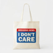 Breaking News Tote Bag (Voorkant)