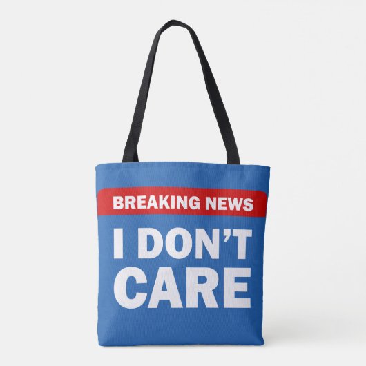Breaking News Tote Bag (Achterkant)