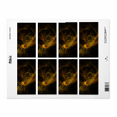 Breaking Point Abstract Art Fractal Etiket (Full Sheet)