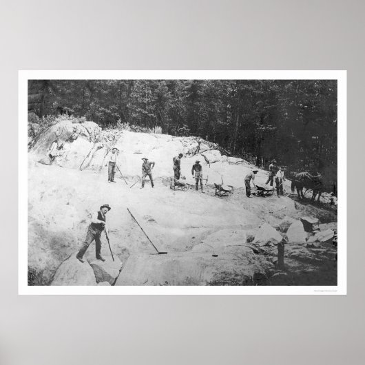 Breaking Rocks Alaska 1916 Poster (Voorkant)