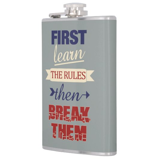 Breaking Rules maatkolf Heupfles (Links)