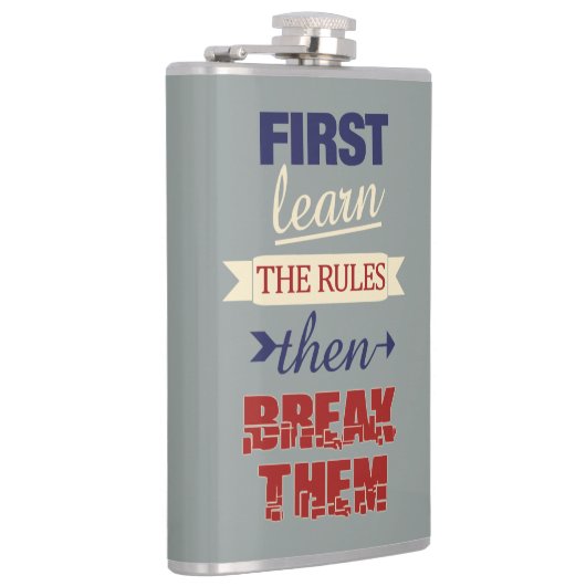 Breaking Rules maatkolf Heupfles (Rechts)