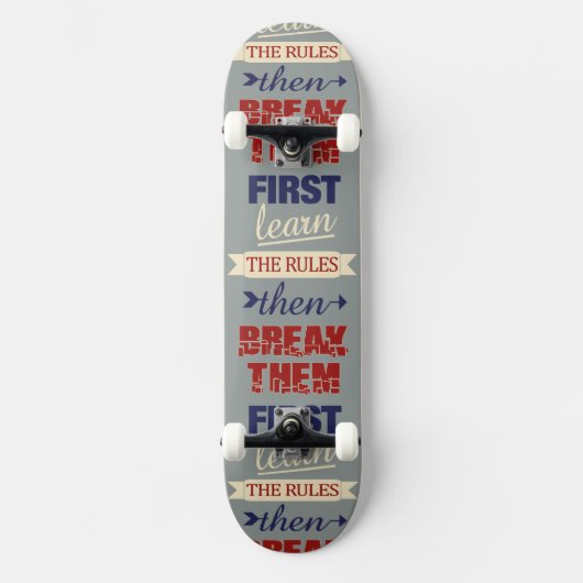 Breaking Rules skateboards (Voorkant)