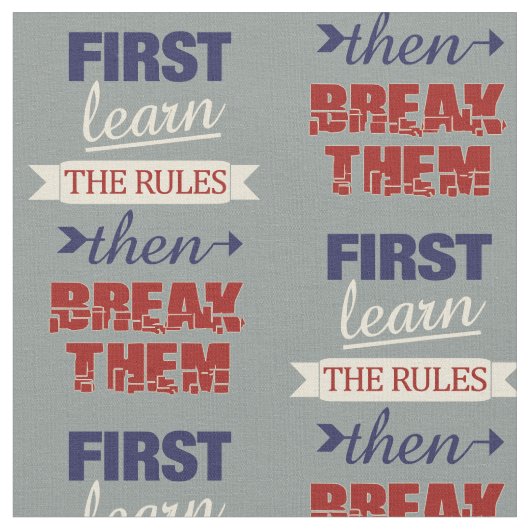 Breaking Rules stof (Close Up)