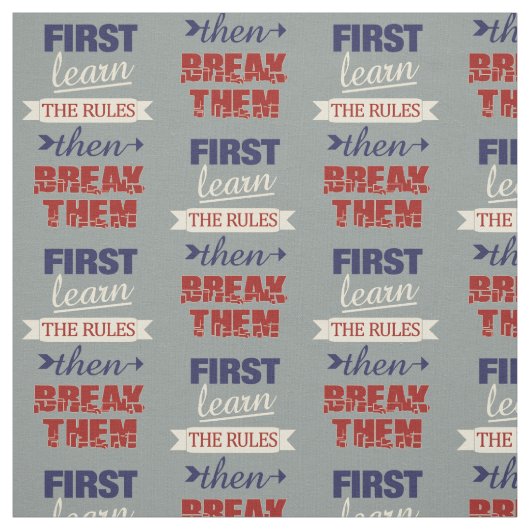 Breaking Rules stof (Swatch)