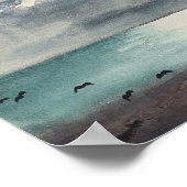 Breaking Storm, de kust van Maine | Winslow Homer Poster (Hoek)