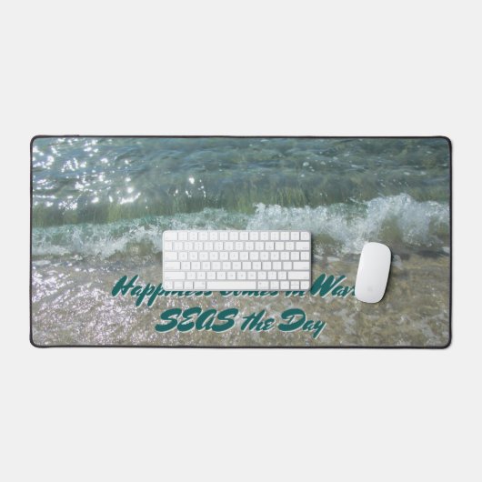 Breaking Surf Kuststrand Fotografisch Bureaumat (Keyboard & Muis)