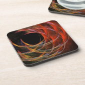 Breaking the Circle Abstract Art Cork Onderzetter (Linkerzijde)