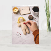 Breaking Up Is Hard To Do Closure Voodoo Doll Kaart (Voorkant)