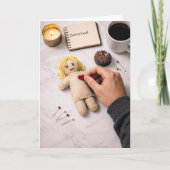 Breaking Up Is Hard To Do Detached Illustration Kaart (Voorkant)