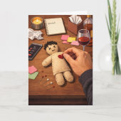Breaking Up Is Hard To Do Ignored Voodoo Doll Kaart (Voorkant)