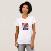Breaking Whale Fitted t-shirt (Voorkant volledig)
