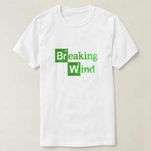 Breaking Wind grappige slechte parodie spoof T-shirt