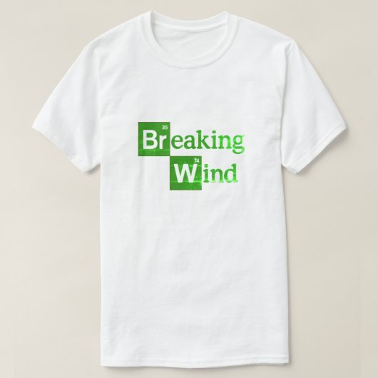 Breaking Wind grappige slechte parodie spoof T-shirt (Design voorkant)