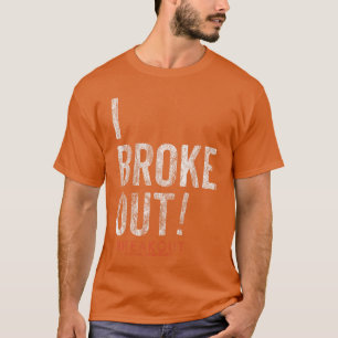 Breakout Games Ik brak uit Gewone retro T-shirt