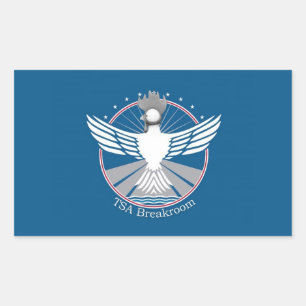 Breakroom Flag Stickers (x4)