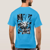 Breakthe System Punk No Chains No Limits Rebellion T-shirt (Achterkant)