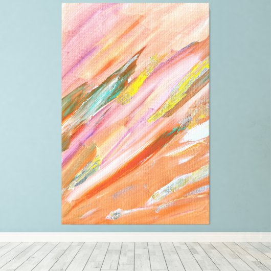 Breakthrough Acrylic Wall Art Canvas Afdruk (Insitu (Houten vloer))